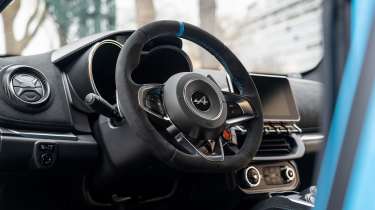 Alpine A110 R 70 steering wheel