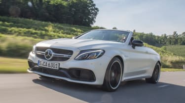 Mercedes C 63 AMG S Cabriolet 2016 - front tracking 2
