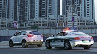 Bentley police car