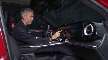 Richard Ingram in the Mercedes GLC