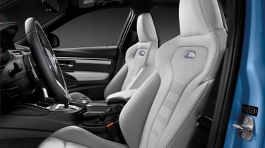 BMW M4 2014 interior side