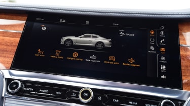 Bentley Continental GT - infotainment touchscreen