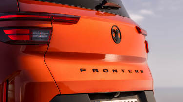 Vauxhall Frontera Electric - rear badge