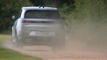 New Range Rover Sport - off-road action rear