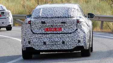 Alpine A390 spy shots - tail shot