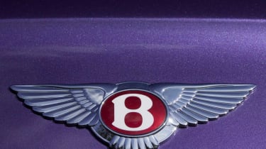 Bentley Continental GTC V8 badge
