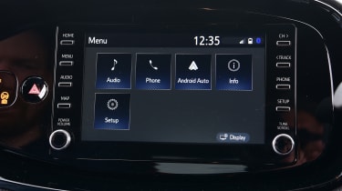 Toyota Aygo X - infotainment touchscreen