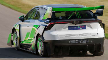 MG EX4 concept car - rear action