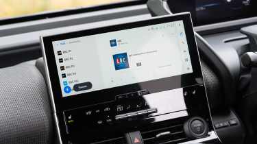 Toyota bZ4X – infotainment screen