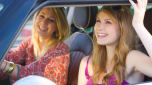 Happy drivers, happy motorists, young drivers, learner