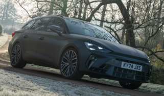 Cupra Leon estate - front tracking 