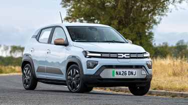 Dacia Spring Extreme - front cornering
