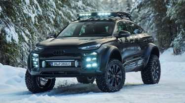 Audi Q6 e-tron off-road concept - front 3/4