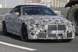 BMW M4 Convertible spied - front tracking