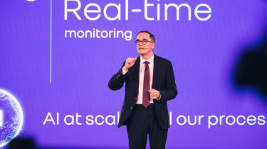 Renault boss Francois Provost talking