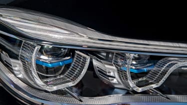 BMW 740e - front light detail