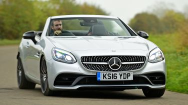 Mercedes SLC 250d - front cornering