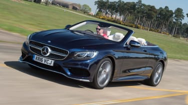 Mercedes S 500 Cabriolet 2016 - front tracking