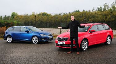 Skoda Octavia Estate LT test - SEAT Leon ST