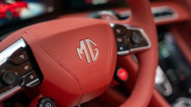 MG Cyberster - steering wheel