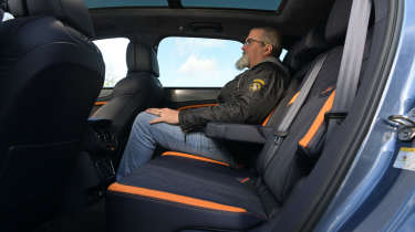 Dean Gibson sat in the Bentley Bentayga Speed