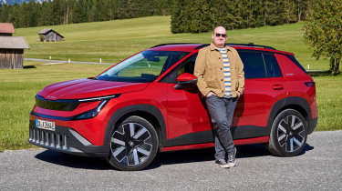 Ellis Hyde with the Skoda Epiq