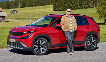 Ellis Hyde with the Skoda Epiq