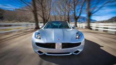 Fisker Karma front on