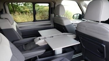 Volkswagen Multivan - rear seats and foldaway table