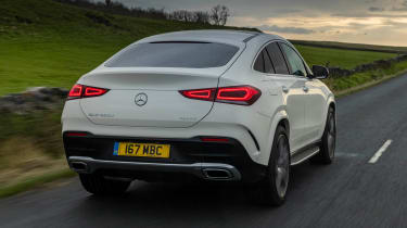 Mercedes GLE Coupe twin test - rear