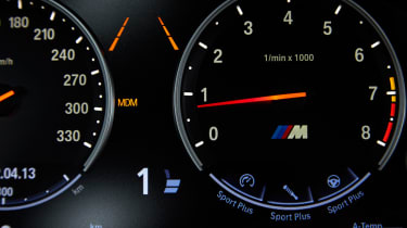 BMW M6 Gran Coupe dials