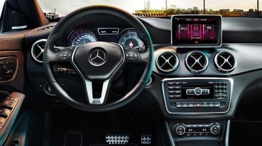 Mercedes CLA front interior
