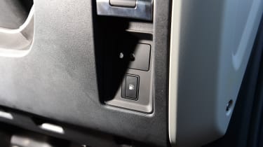 Land Rover Defender long-termer - fuel filler cap release button