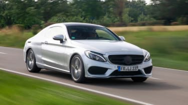 Mercedes C-Class Coupe 2016 driving