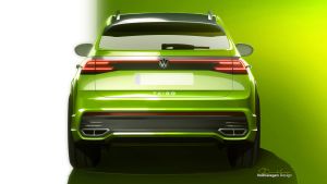 Volkswagen Taigo - full rear sketch