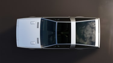 Hyundai Pony Coupe concept - above