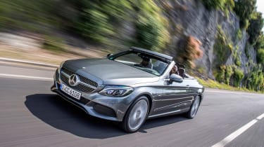 Mercedes C-Class Cabriolet - front action