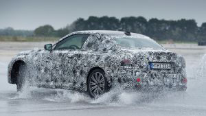 BMW 2 Series Coupe prototype - rear wet