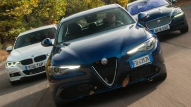 Alfa Romeo Giulia vs Jaguar XE vs BMW 3 Series