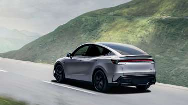 2025 Tesla Model Y Performance - grey rear