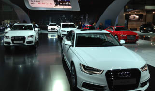 Audi CleanDiesel stand LA Motor Show