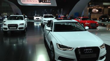 Audi CleanDiesel stand LA Motor Show