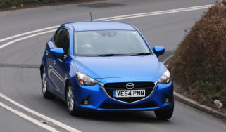 Mazda 2 - front cornering