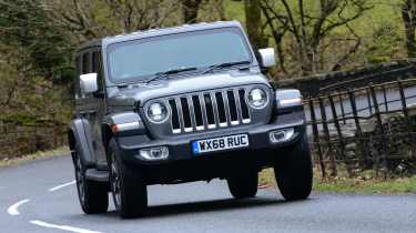 Jeep Wrangler - front cornering