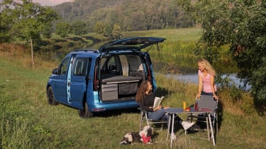 VW Caddy California - camping