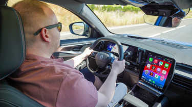 Ellis Hyde driving the Renault Rafale