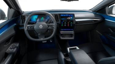 Renault Megane E-Tech electric Esprit Alpine - interior overview