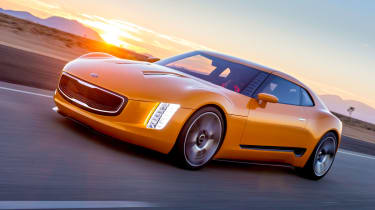 Kia GT4 Stinger action