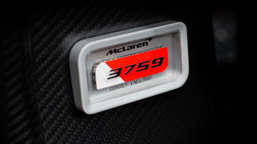 McLaren 750S ‘Triple Crown’ - manufacturer plaque &#039;3759&#039;