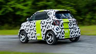 Smart #2 official testing - rear angled